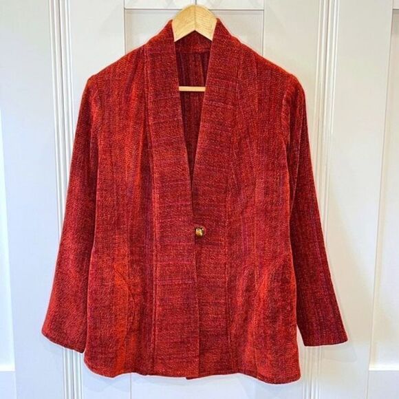Vintage The Oregon Weaver Hand Made Woven Women’s Small Blazer Coat Jacket - Picture 1 of 11